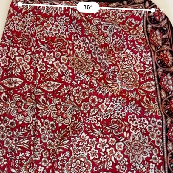 Sag Harbor Paisley 16 Petites Skirt - Picture 4 of 8